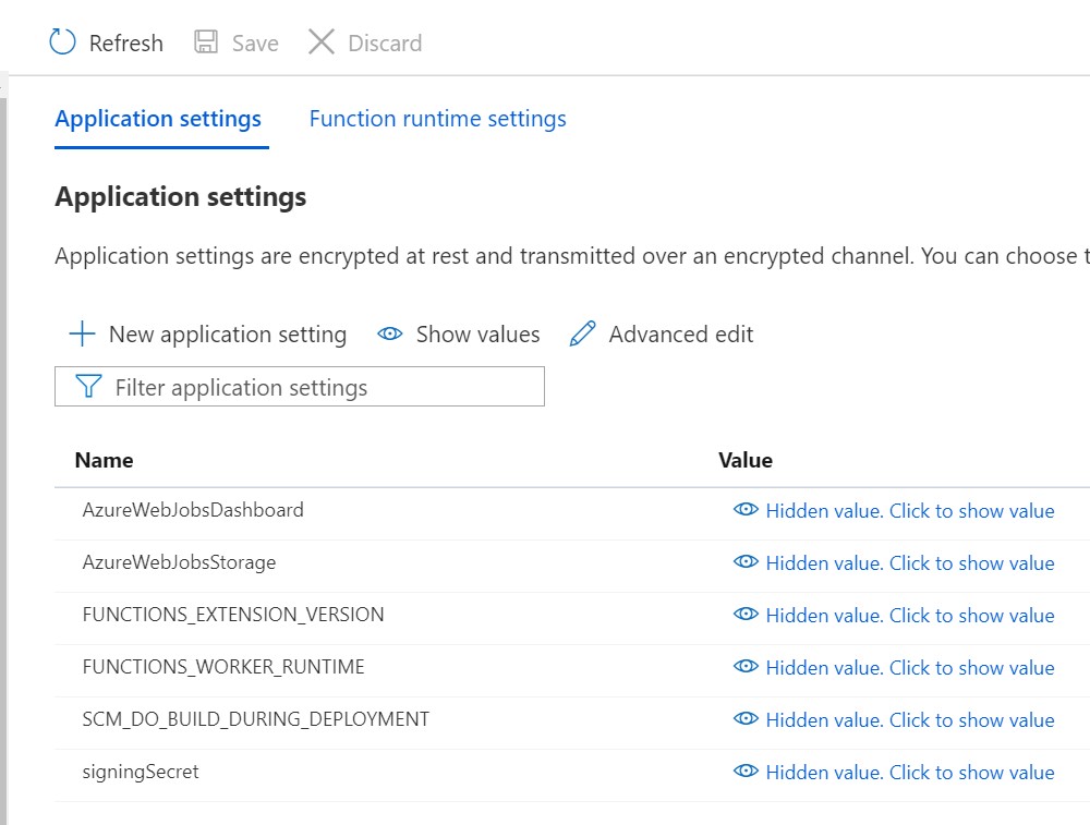 A screenshot showing the slack command setup